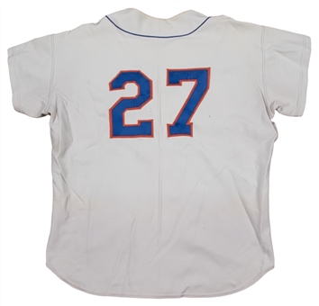 1974 Craig Swan Game Used and Signed New York Mets Road Jersey (Beckett) 